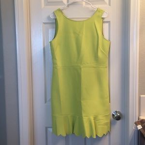 Lime green Sheath dress